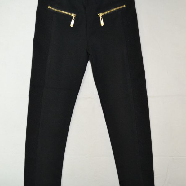 Лосини вставка резинка чорні