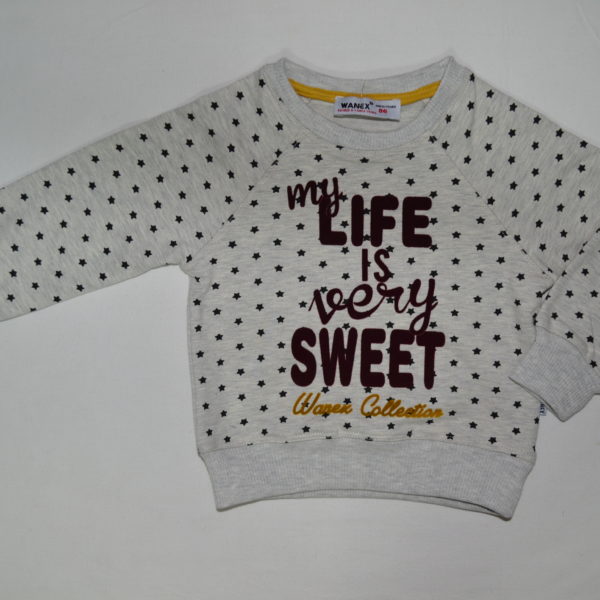 Світшот в зірочки утеплений