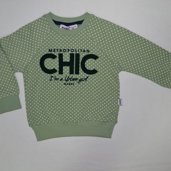 Світшот в горошок утеплений