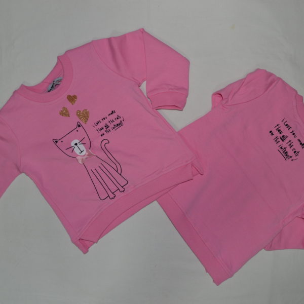 Кофтинка утеплена з прінтом