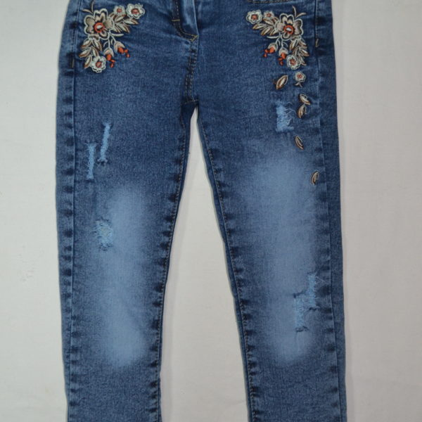 Джинси з нашивкою утеплені